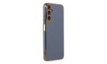 Newface Samsung Galaxy A05S Kılıf Volet Silikon - Mavi