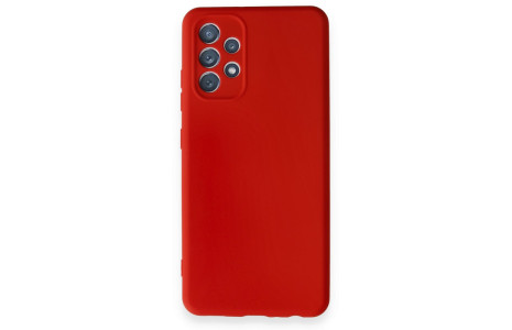 Newface Samsung Galaxy A32 Kılıf First Silikon - Kırmızı