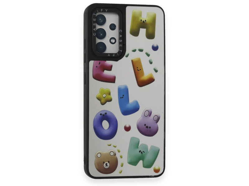 Newface Samsung Galaxy A32 Kılıf Mirror Desenli Kapak - Mirror - 15