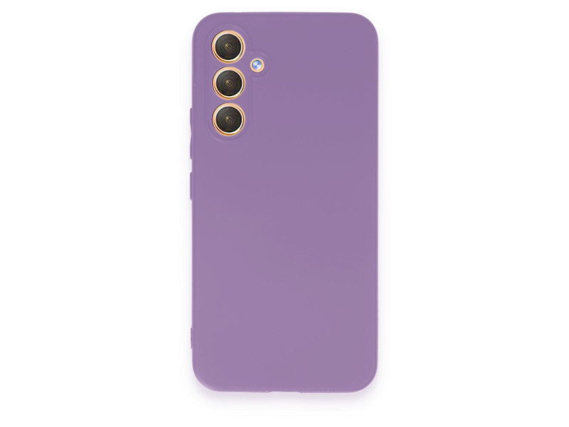 Newface Samsung Galaxy A34 5G Kılıf First Silikon - Lila