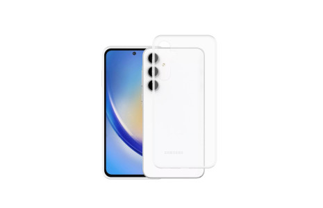 Newface Samsung Galaxy A35 5G Kılıf Lüx Şeffaf Silikon