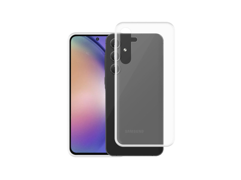 Newface Samsung Galaxy A55 5G Kılıf Lüx Şeffaf Silikon