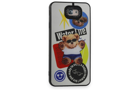 Newface Samsung Galaxy J7 Prime Kılıf Mirror Desenli Kapak - Mirror - 14