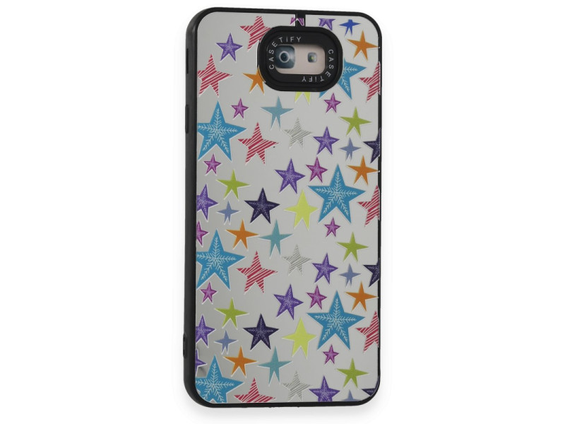 Newface Samsung Galaxy J7 Prime Kılıf Mirror Desenli Kapak - Mirror - 18