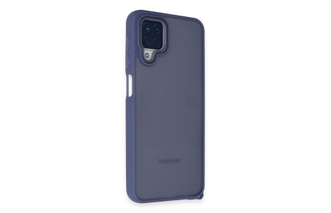 Newface Samsung Galaxy M12 Kılıf Elegant Kapak - Açık Mavi