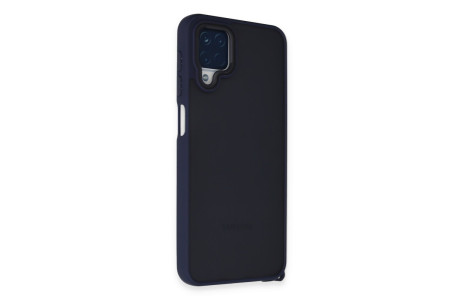 Newface Samsung Galaxy M12 Kılıf Elegant Kapak - Lacivert