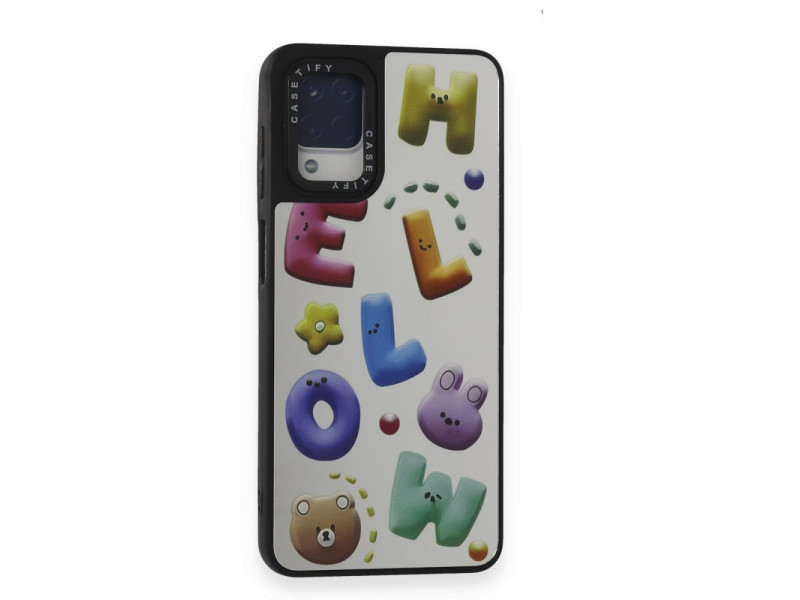 Newface Samsung Galaxy M12 Kılıf Mirror Desenli Kapak - Mirror - 15