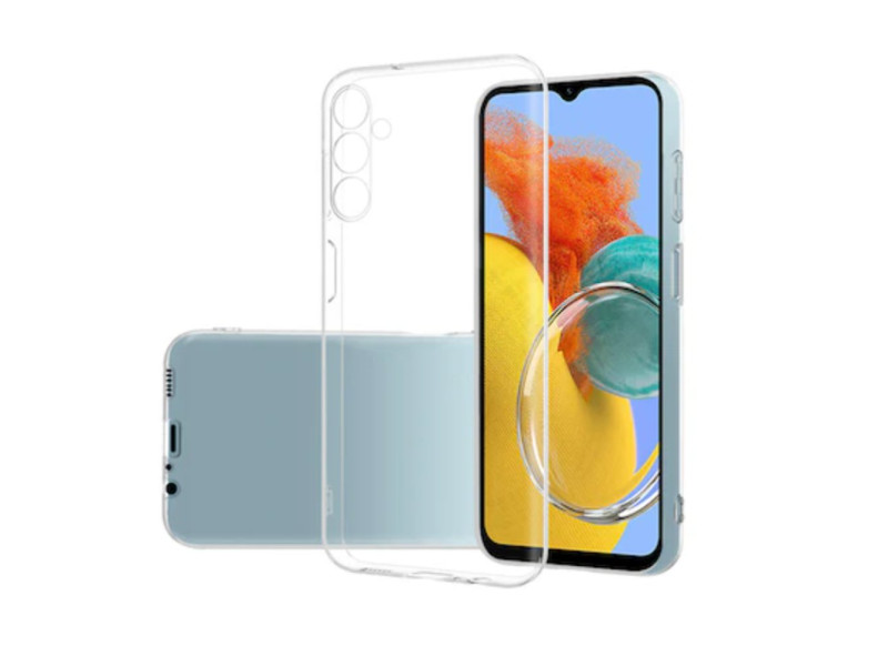 Newface Samsung Galaxy M14 5G Kılıf Lüx Şeffaf Silikon