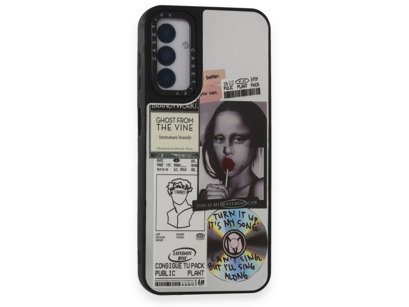 Newface Samsung Galaxy M14 5G Kılıf Mirror Desenli Kapak - Mirror - 2