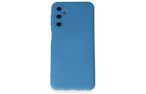 Newface Samsung Galaxy M14 5G Kılıf Nano içi Kadife Silikon - Mavi