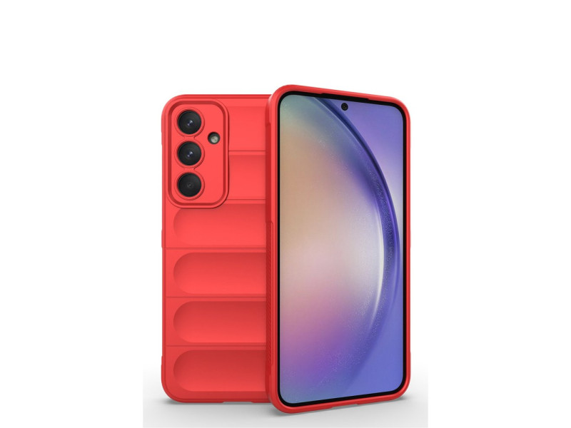 Newface Samsung Galaxy M14 5G Kılıf Optimum Silikon - Kırmızı