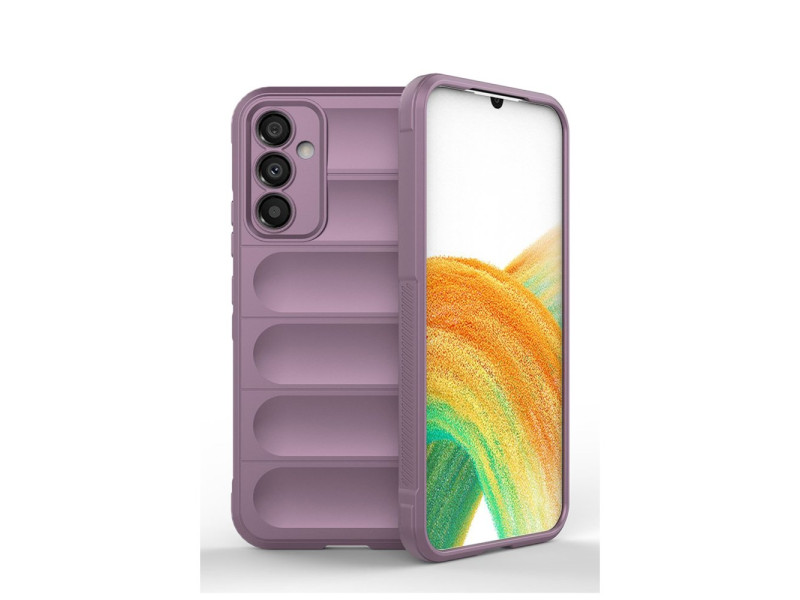 Newface Samsung Galaxy M14 5G Kılıf Optimum Silikon - Mor