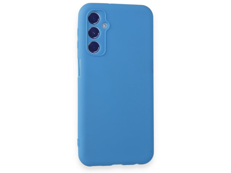 Newface Samsung Galaxy M34 5G Kılıf First Silikon - Mavi
