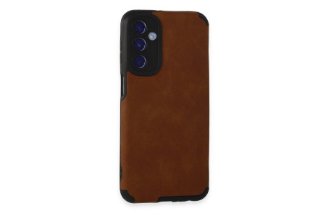 Newface Samsung Galaxy M34 5G Kılıf Loop Deri Silikon - Kahverengi