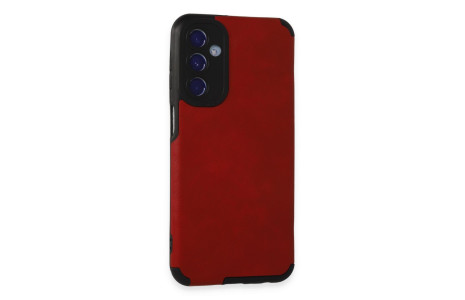 Newface Samsung Galaxy M34 5G Kılıf Loop Deri Silikon - Kırmızı