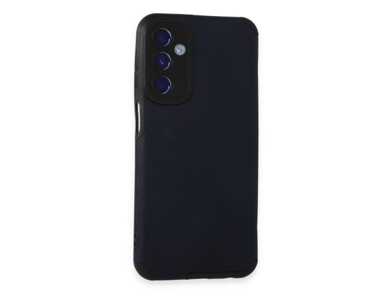 Newface Samsung Galaxy M34 5G Kılıf Loop Deri Silikon - Lacivert