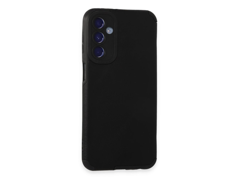 Newface Samsung Galaxy M34 5G Kılıf Loop Deri Silikon - Siyah