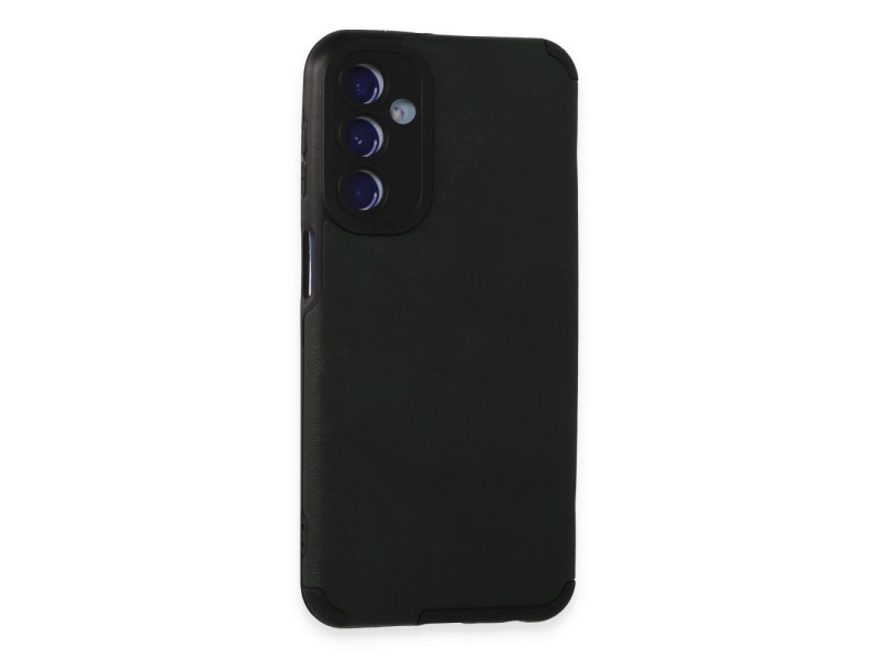 Newface Samsung Galaxy M34 5G Kılıf Loop Deri Silikon - Yeşil
