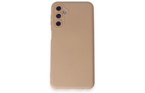 Newface Samsung Galaxy M34 5G Kılıf Nano içi Kadife Silikon - Pudra
