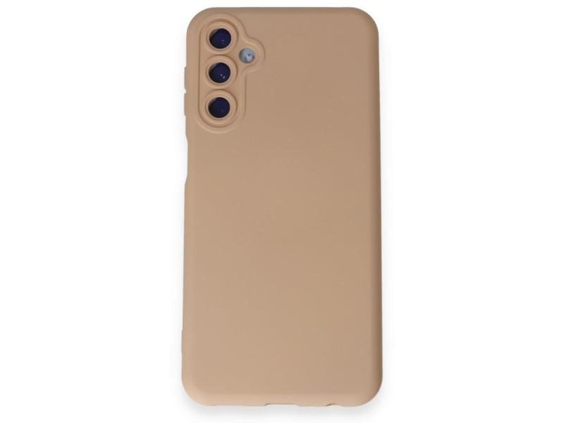 Newface Samsung Galaxy M34 5G Kılıf Nano içi Kadife Silikon - Pudra