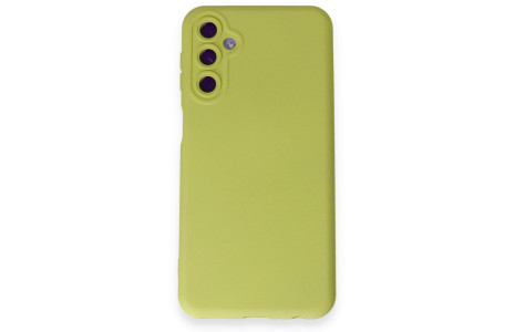 Newface Samsung Galaxy M34 5G Kılıf Nano içi Kadife Silikon - Sarı