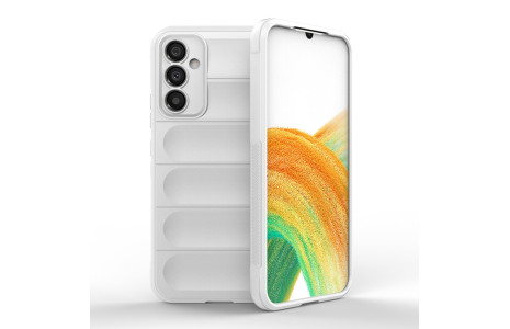 Newface Samsung Galaxy M34 5G Kılıf Optimum Silikon - Krem