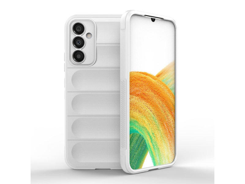Newface Samsung Galaxy M34 5G Kılıf Optimum Silikon - Krem