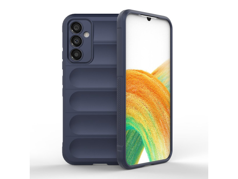 Newface Samsung Galaxy M34 5G Kılıf Optimum Silikon - Lacivert