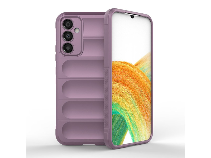 Newface Samsung Galaxy M34 5G Kılıf Optimum Silikon - Mor