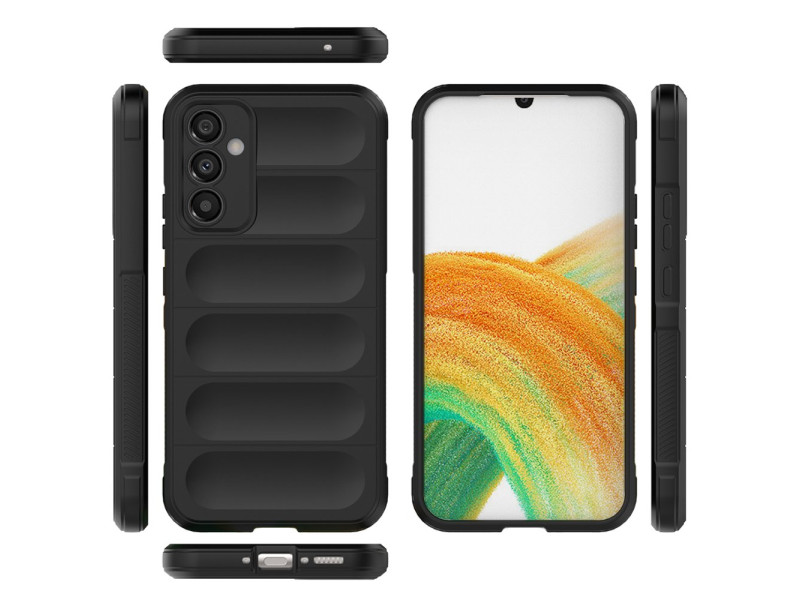 Newface Samsung Galaxy M34 5G Kılıf Optimum Silikon - Siyah