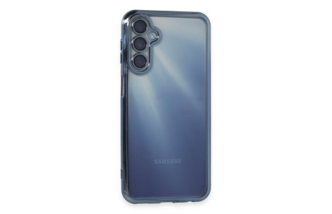 Newface Samsung Galaxy M34 5G Kılıf Razer Lensli Silikon - Açık Mavi