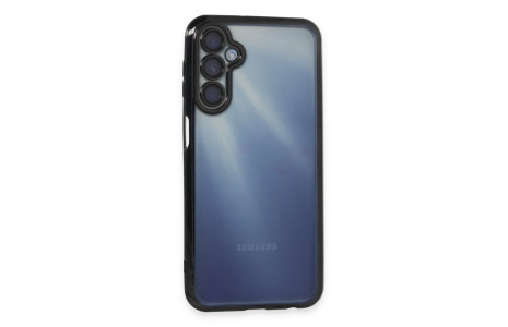 Newface Samsung Galaxy M34 5G Kılıf Razer Lensli Silikon - Siyah