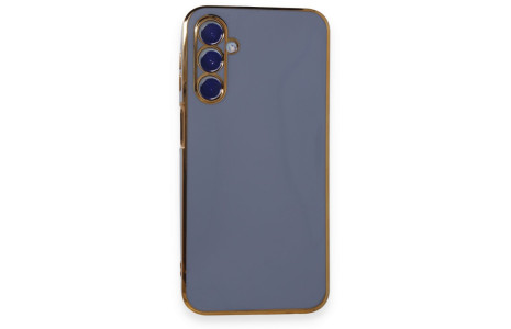 Newface Samsung Galaxy M34 5G Kılıf Volet Silikon - Mavi