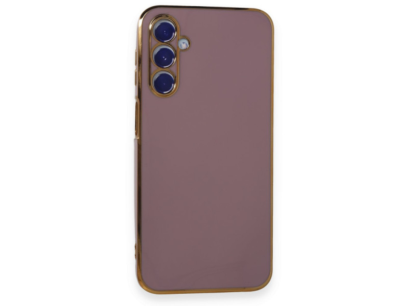 Newface Samsung Galaxy M34 5G Kılıf Volet Silikon - Mor