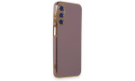 Newface Samsung Galaxy M34 5G Kılıf Volet Silikon - Mor