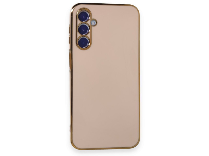 Newface Samsung Galaxy M34 5G Kılıf Volet Silikon - Pembe