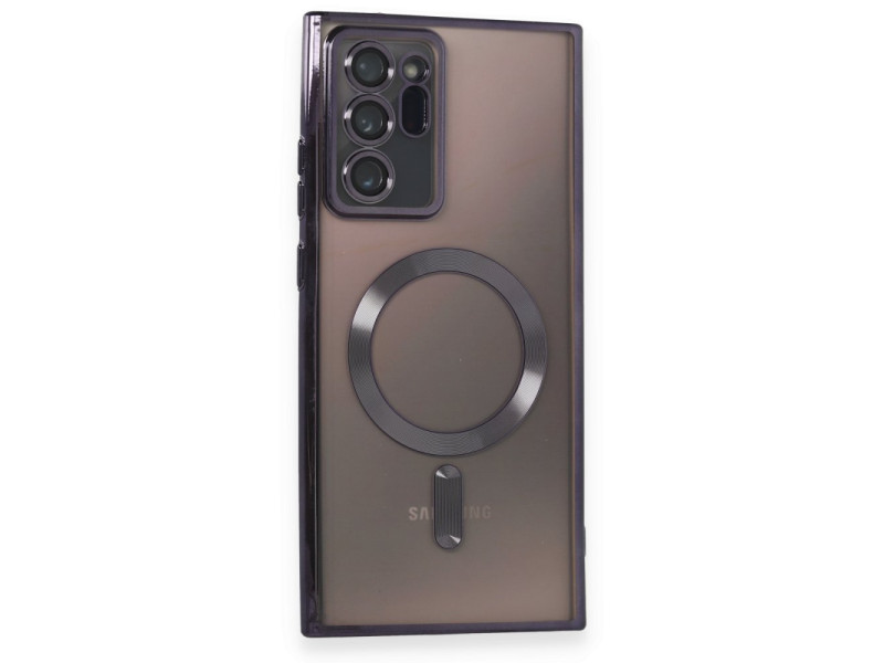 Newface Samsung Galaxy Note 20 Ultra Kılıf Kross Magneticsafe Kapak - Mor