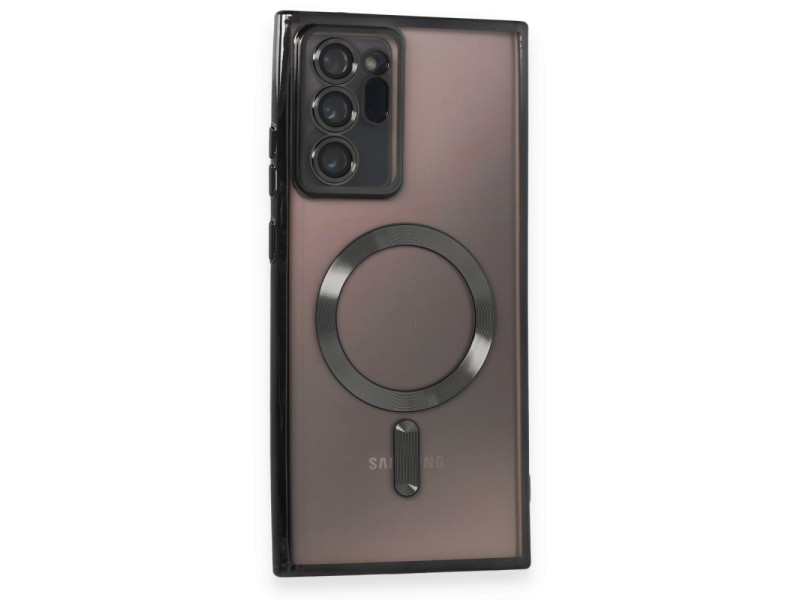 Newface Samsung Galaxy Note 20 Ultra Kılıf Kross Magneticsafe Kapak - Siyah