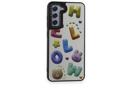 Newface Samsung Galaxy S21 FE Kılıf Mirror Desenli Kapak - Mirror - 15