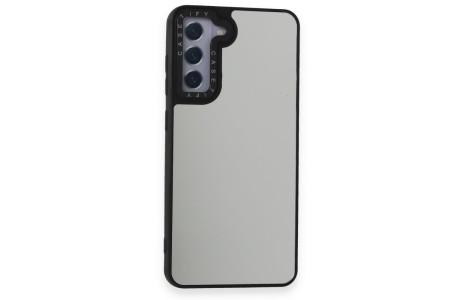 Newface Samsung Galaxy S21 FE Kılıf Mirror Desenli Kapak - Mirror - 16
