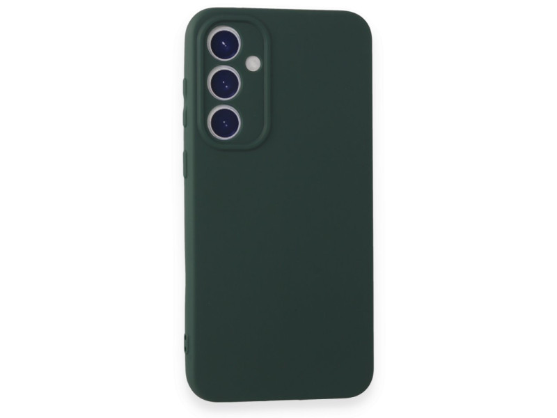 Newface Samsung Galaxy S23 FE Kılıf First Silikon - Koyu Yeşil