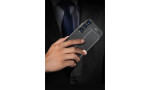 Newface Samsung Galaxy S23 FE Kılıf Focus Derili Silikon - Siyah
