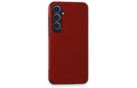 Newface Samsung Galaxy S23 FE Kılıf Loop Deri Silikon - Kırmızı