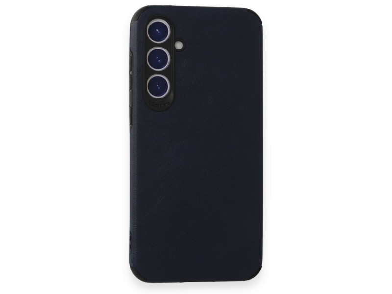Newface Samsung Galaxy S23 FE Kılıf Loop Deri Silikon - Lacivert