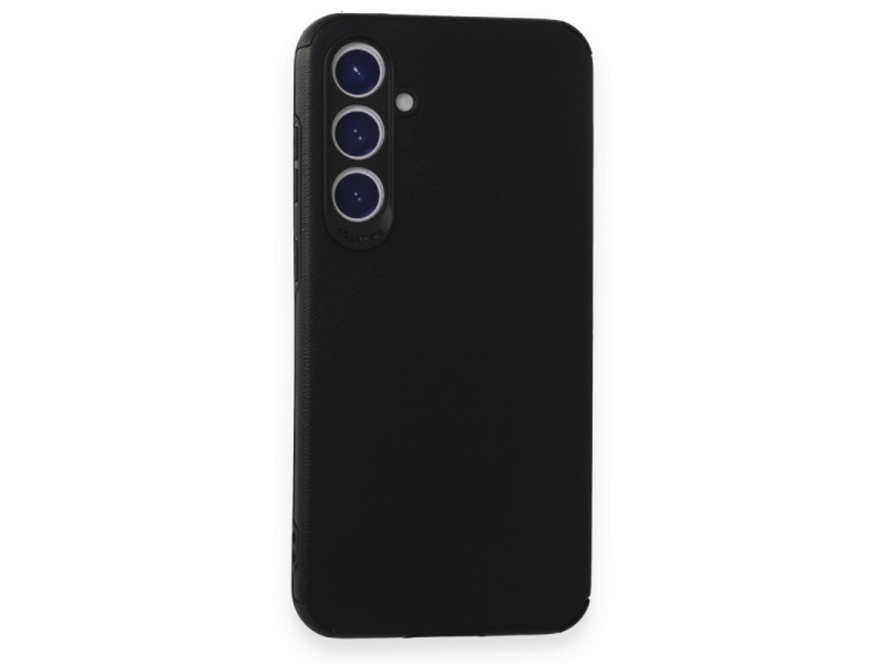 Newface Samsung Galaxy S23 FE Kılıf Loop Deri Silikon - Siyah