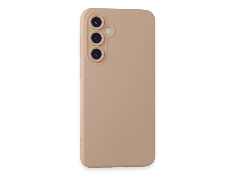 Newface Samsung Galaxy S23 FE Kılıf Nano içi Kadife Silikon - Pudra