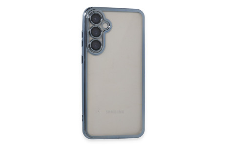 Newface Samsung Galaxy S23 FE Kılıf Razer Lensli Silikon - Açık Mavi