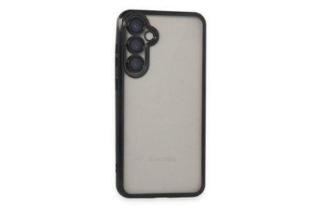 Newface Samsung Galaxy S23 FE Kılıf Razer Lensli Silikon - Siyah