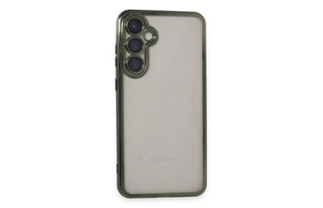 Newface Samsung Galaxy S23 FE Kılıf Razer Lensli Silikon - Yeşil