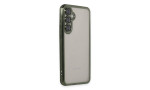 Newface Samsung Galaxy S23 FE Kılıf Razer Lensli Silikon - Yeşil